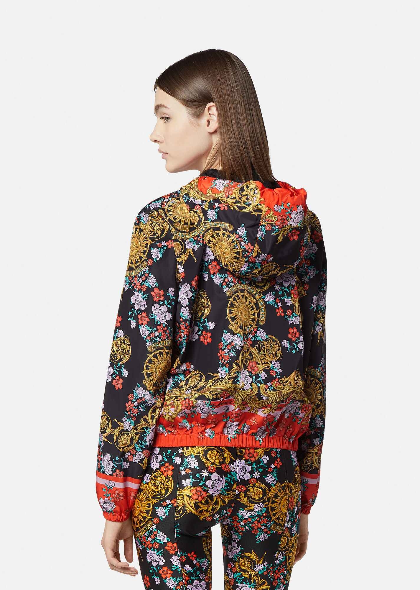 Sun Flower Garland Zip Up Hoodie - 3