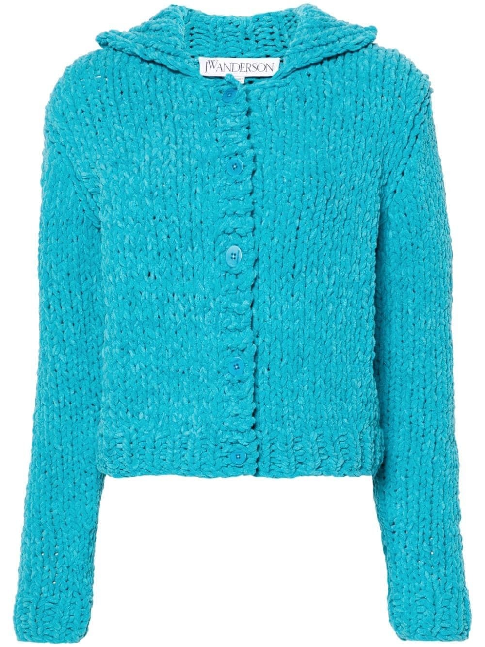 chunky-knit cardigan - 1