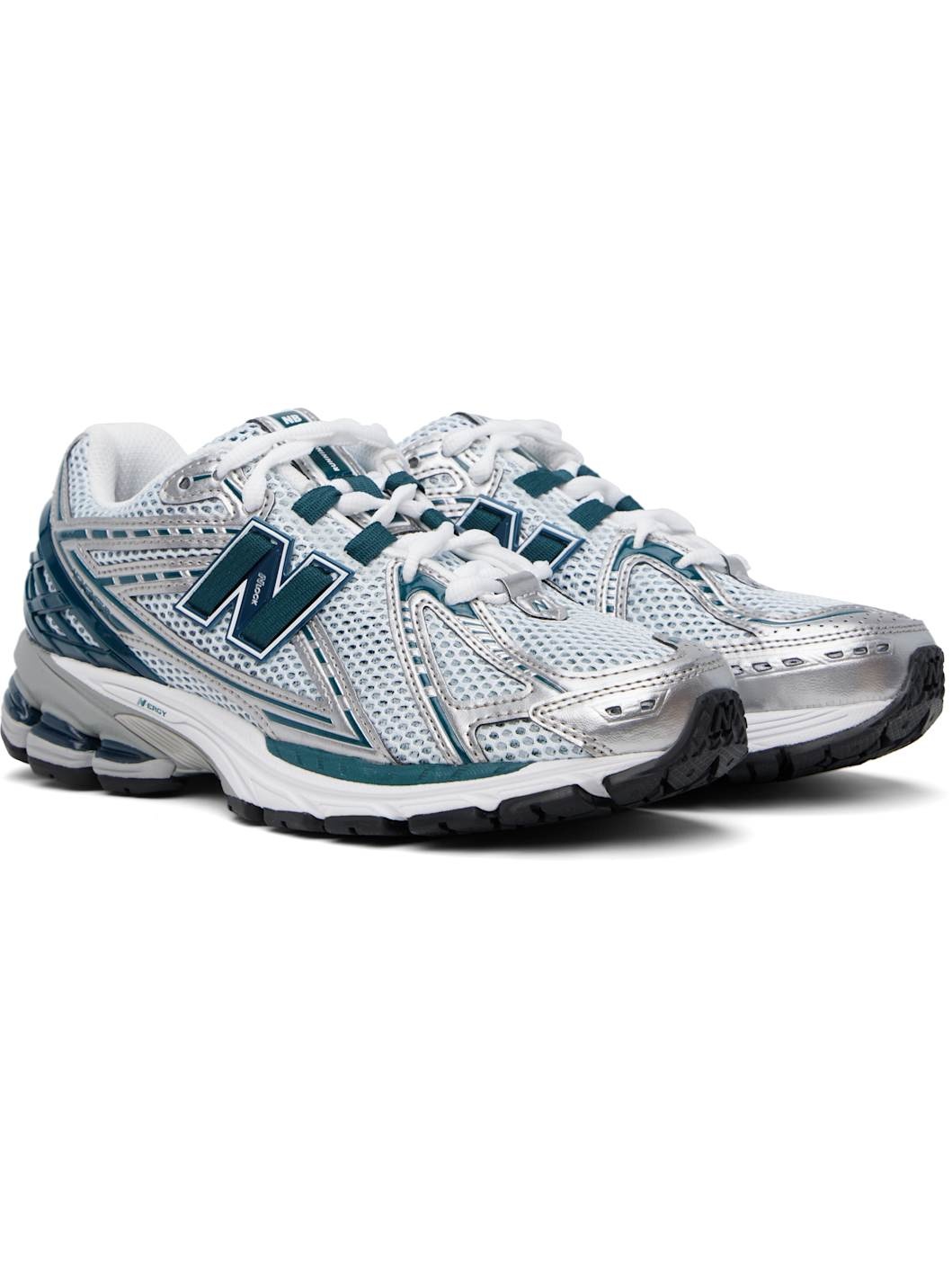 Green & Silver 1906R Sneakers - 4