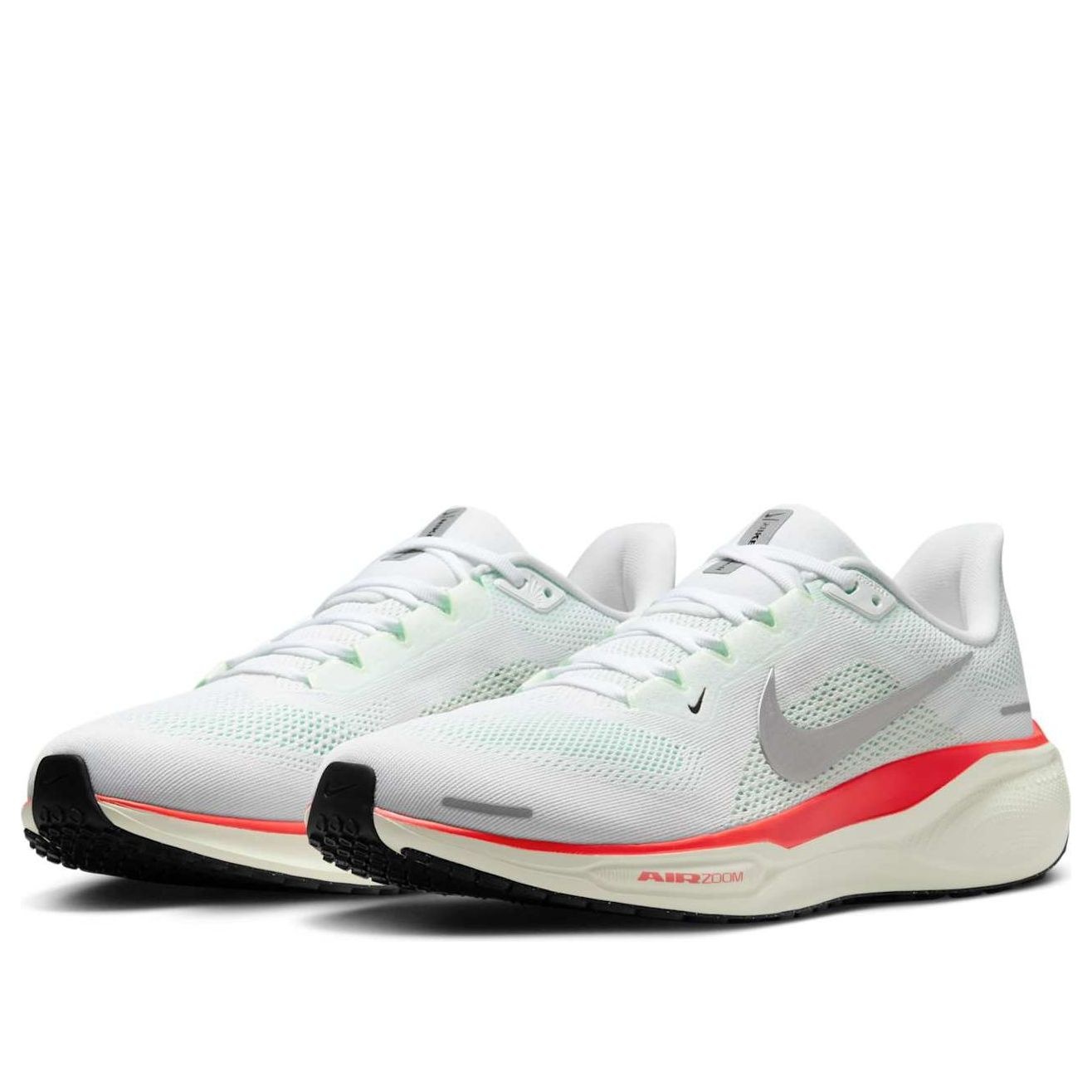 Nike Air Zoom Pegasus 41 'White Silver Barely Green Bright Crimson' FD2722-115 - 3