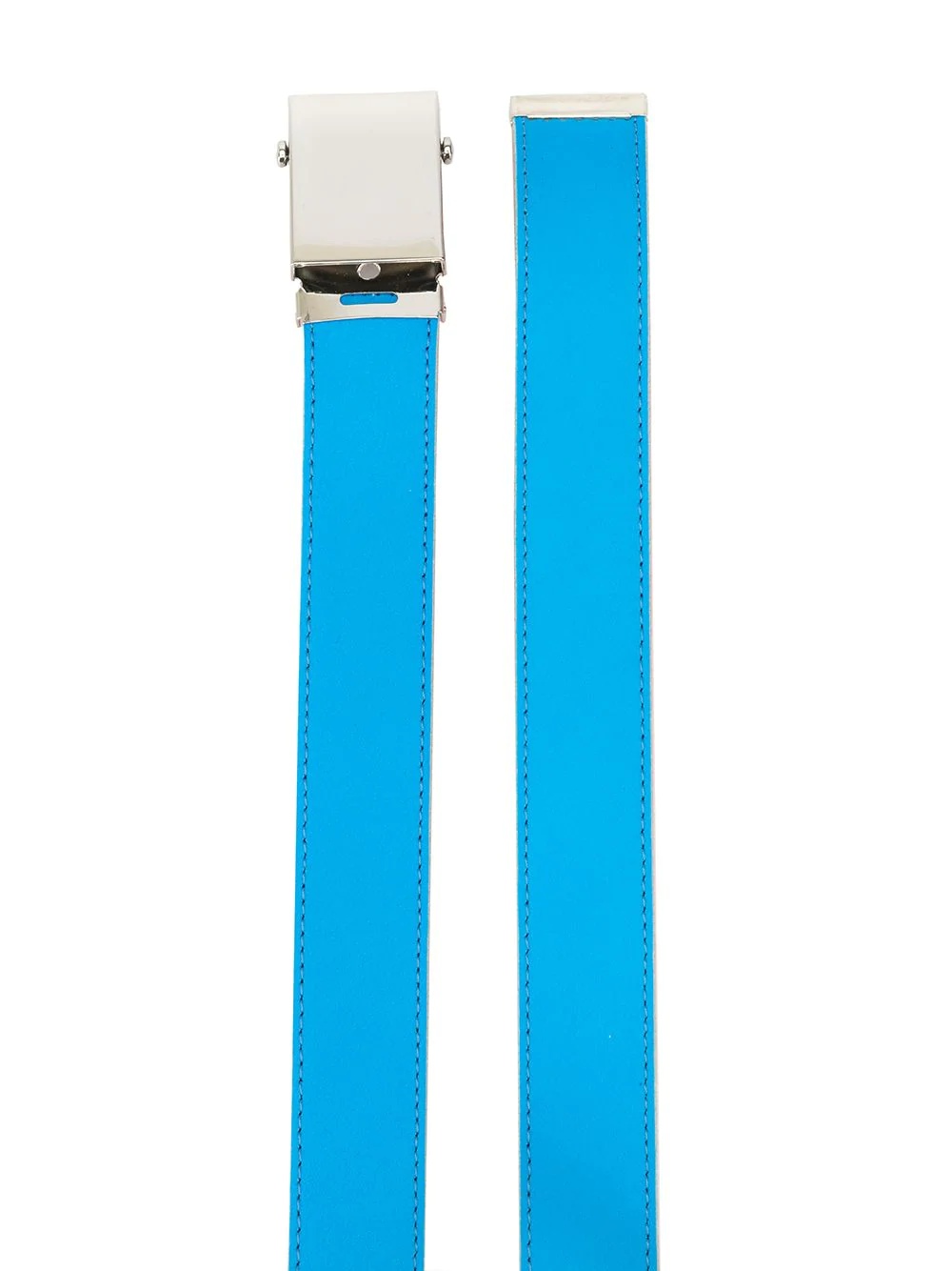 colour block buckled belt - 2