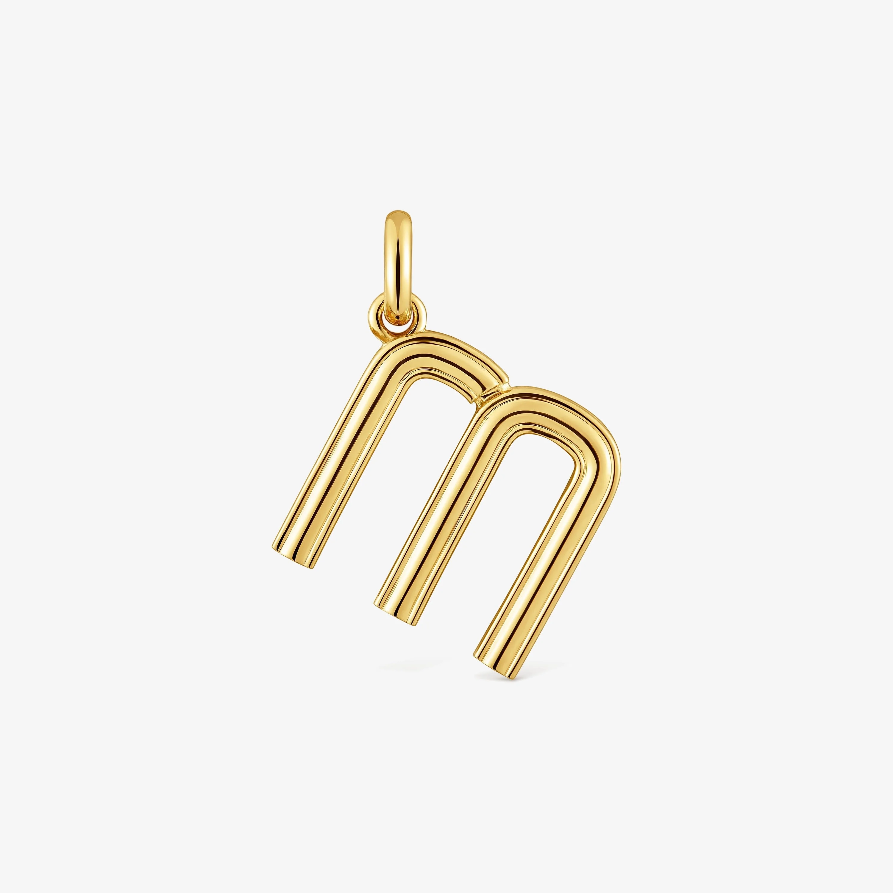 Medium 18K gold vermeil letter M Pendant TOUS Alphabet - 1