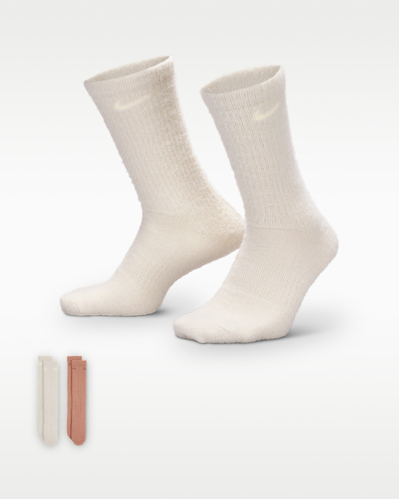 Nike Everyday Cushioned Cozy Crew Socks (2 Pairs) 1
