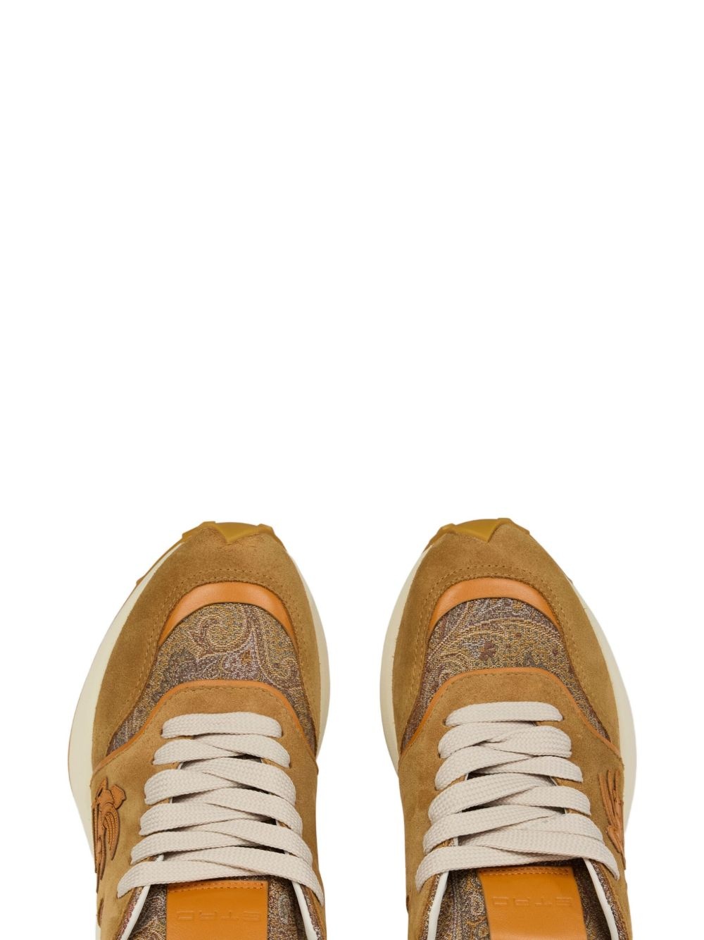 suede running sneakers - 4