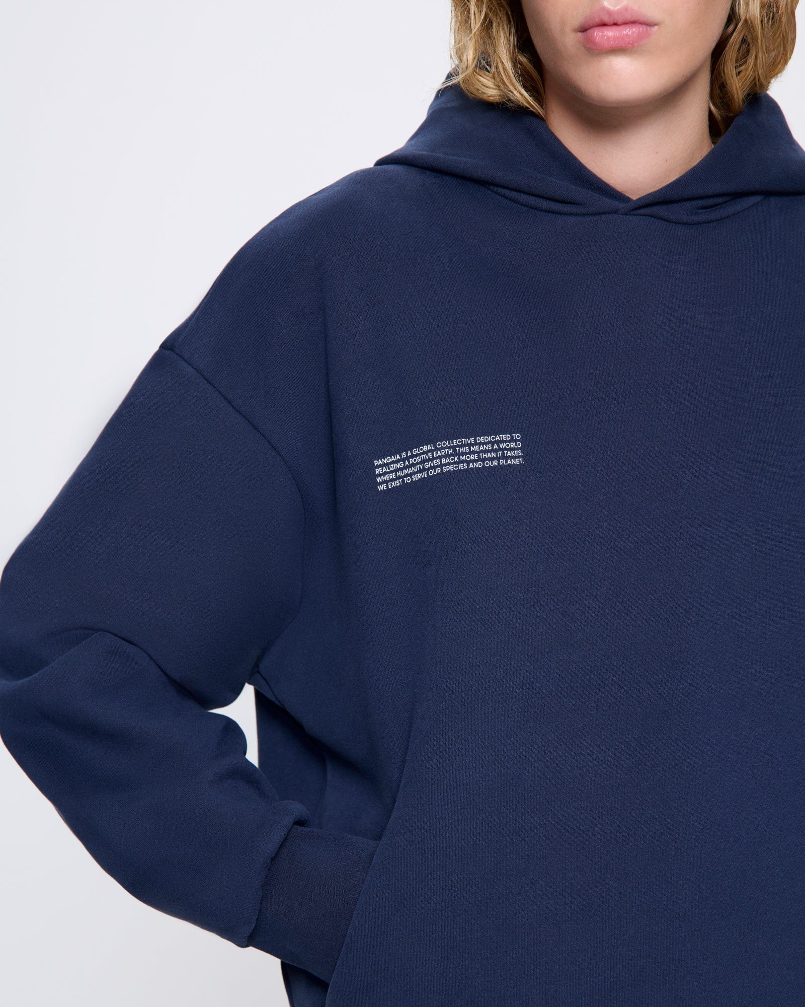 Womens 365 Midweight Hoodie - Navy Blue - 4