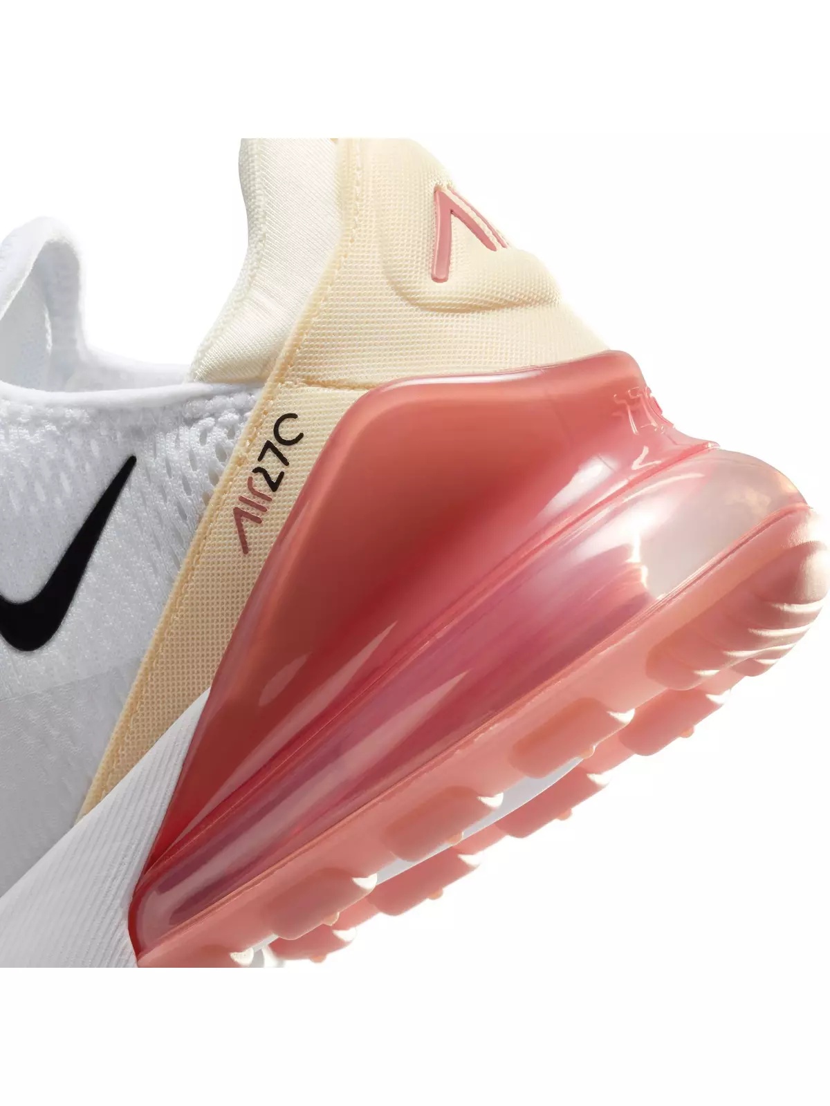 Air Max 270 "White/Black/Pale Ivory/Muslin" Women's Shoe - 11