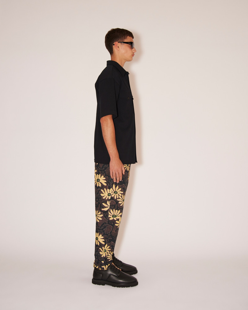 KITH - Cavalry-twill polo - Ink 3