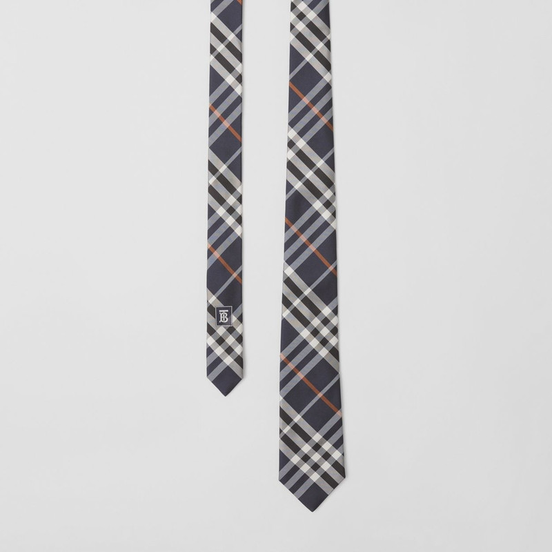 Classic Cut Vintage Check Silk Jacquard Tie 1