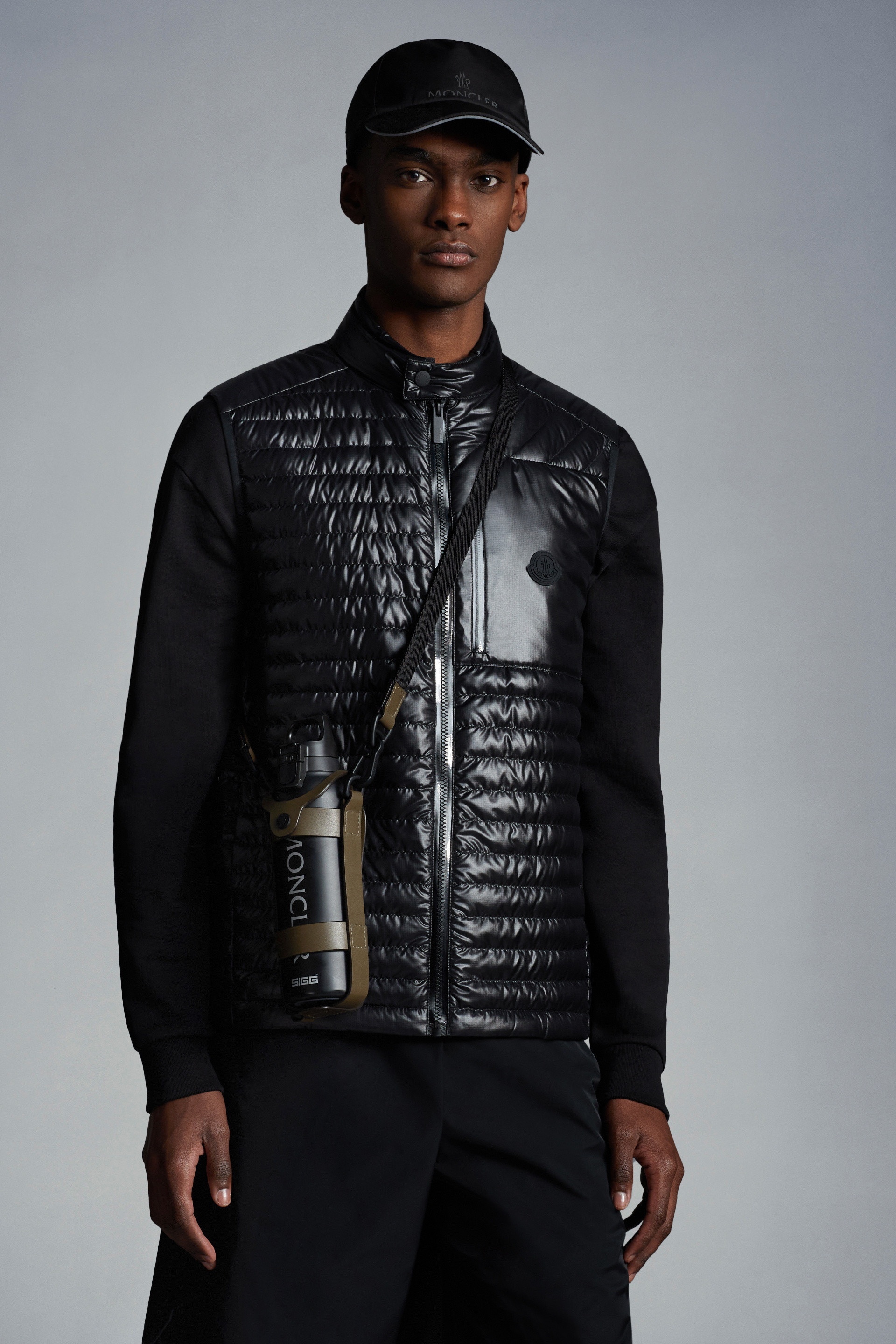 Water Bottle & Leather Holder - 2