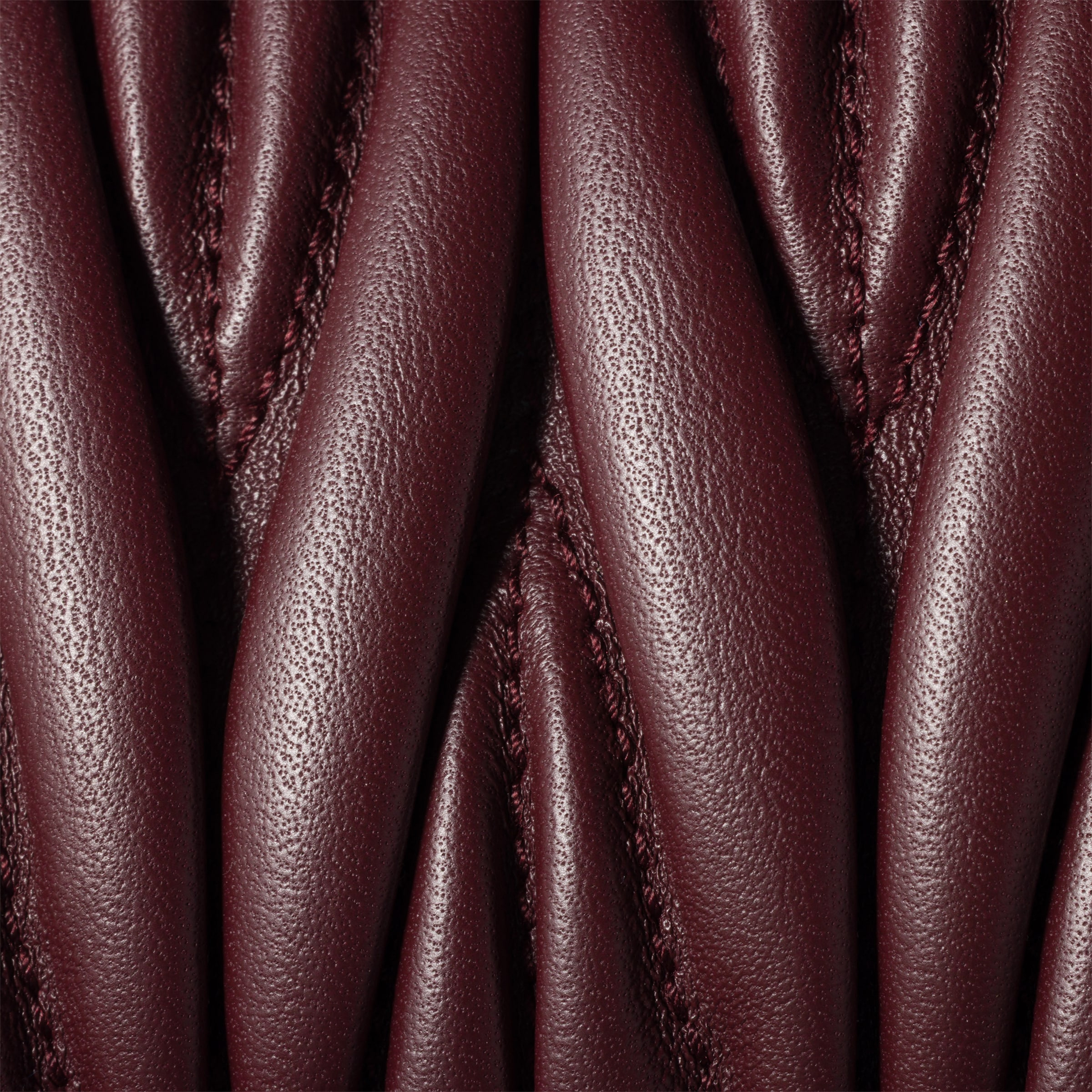 Matelassé nappa leather pouch - 5