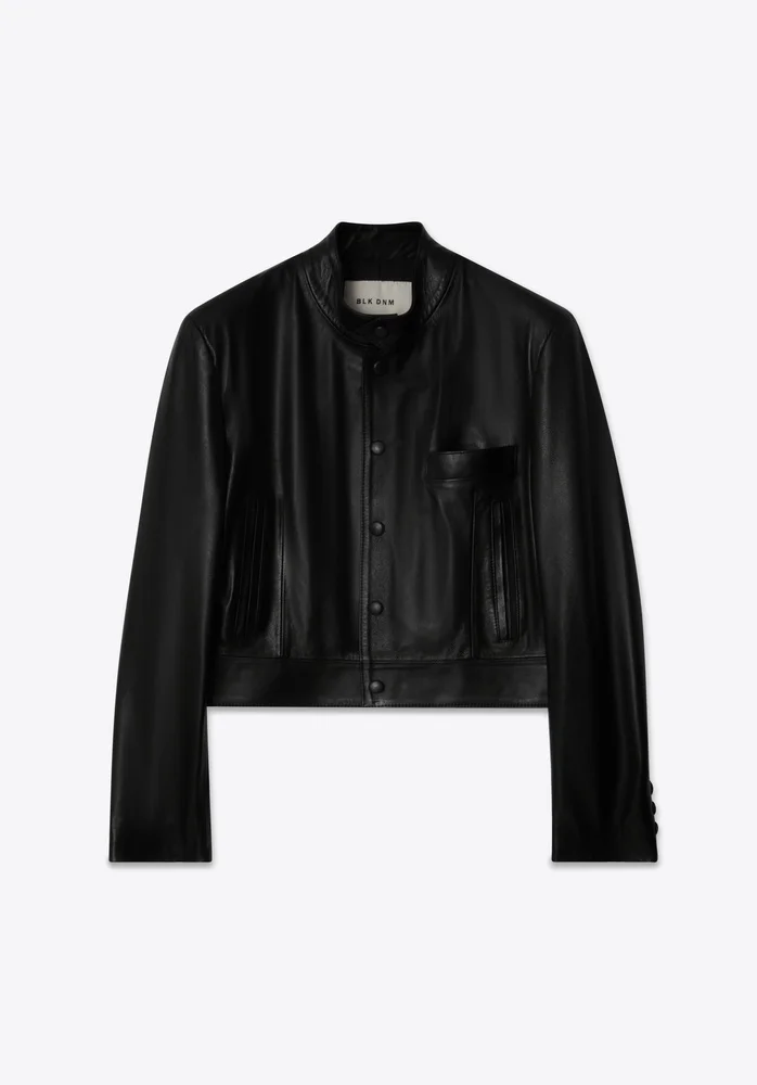 LEATHER JACKET 63 BLACK - 1