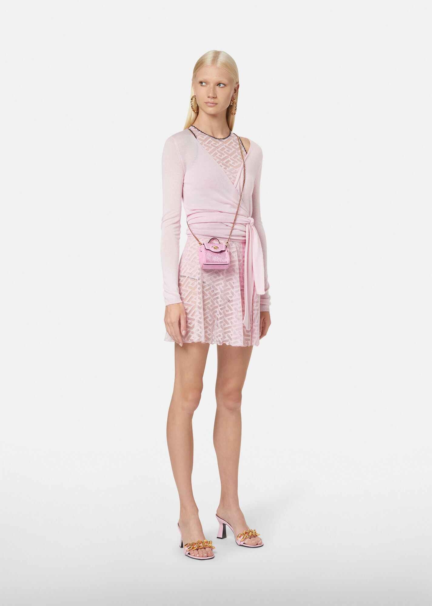 Wool Wrap Sweater - 4