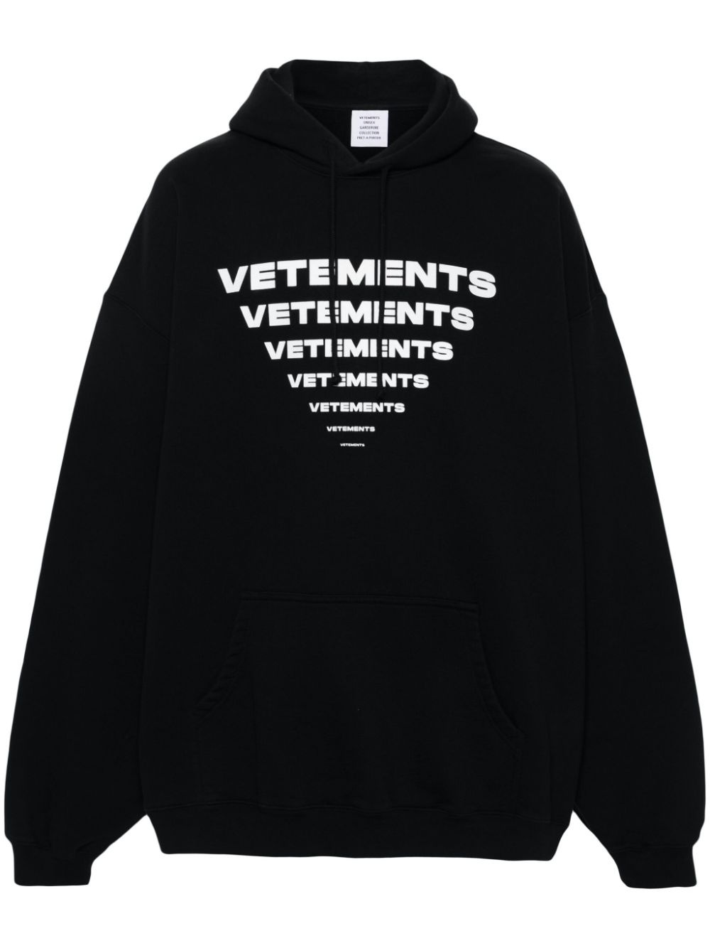 logo-print hoodie - 1