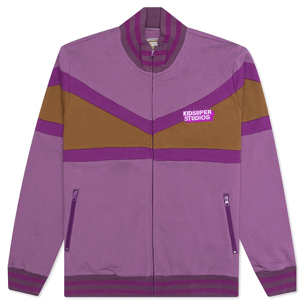 K TRACKSUIT TOP - PURPLE - 1