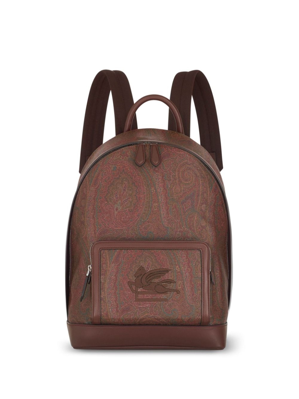 paisley-jacquard backpack - 1
