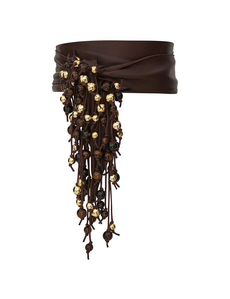 FOAM EMBELLISHED WRAP BELT 1