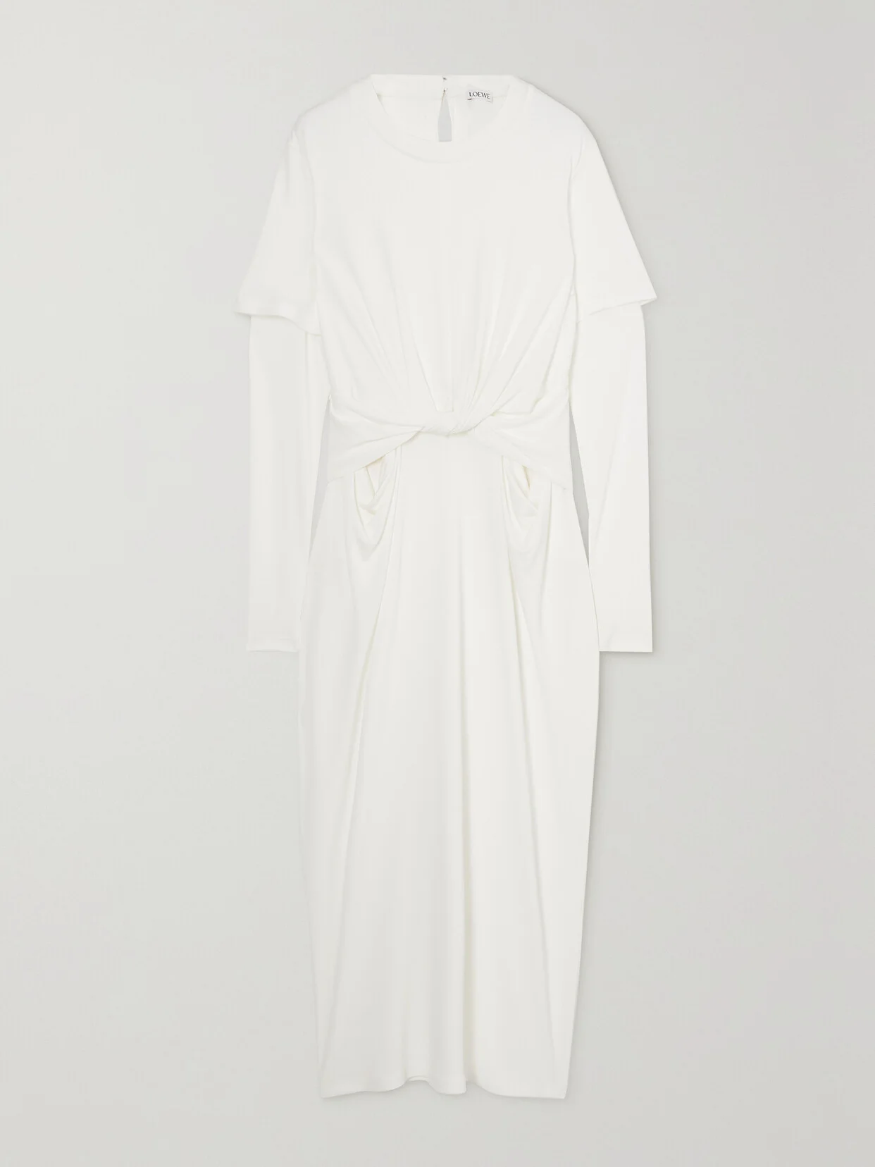 Draped Jersey Maxi Dress - 1