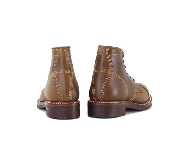 LK-014 Combat Boots Horween CXL Dark Olive - 4