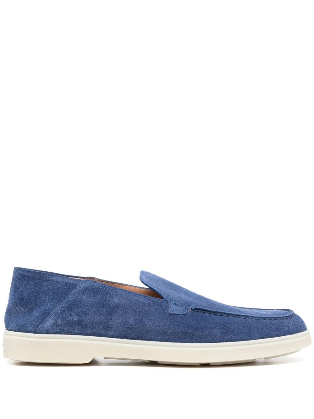 almond-toe suede loafers - 2
