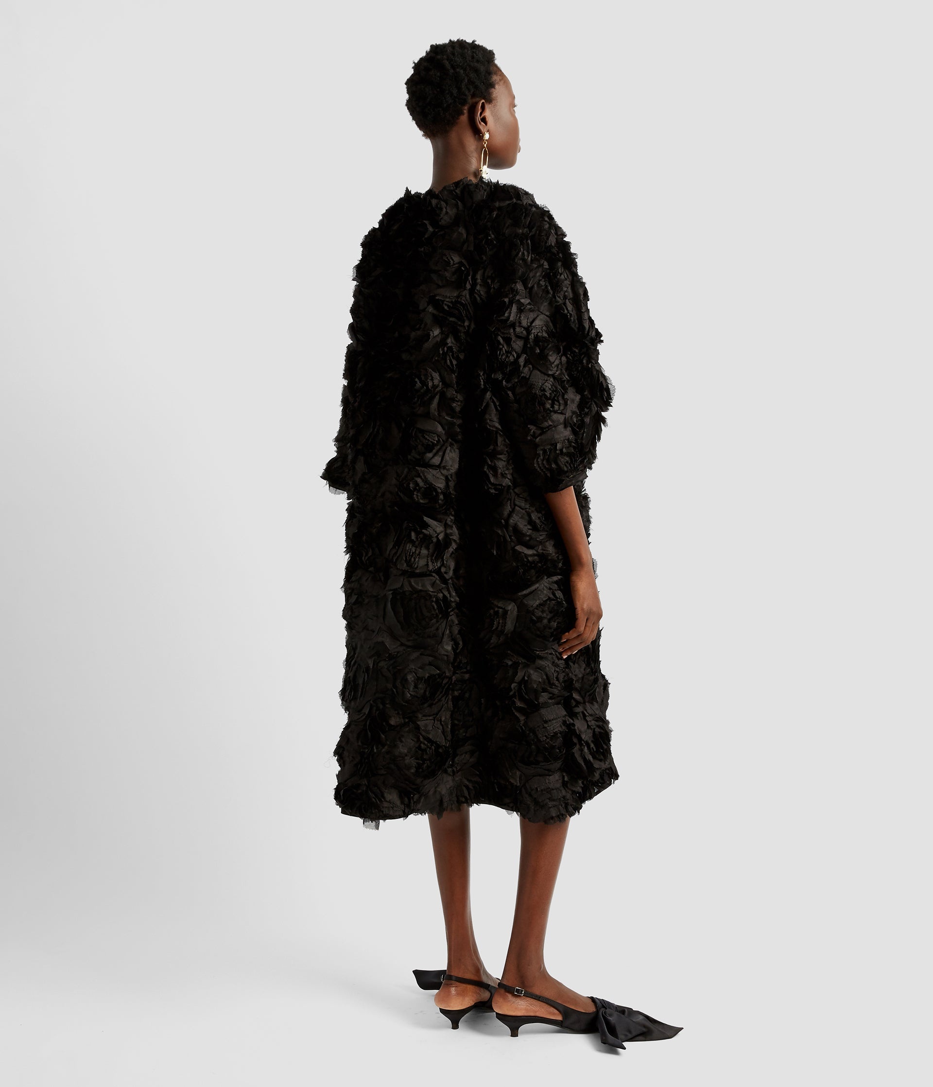 3D ROSE COAT - 3