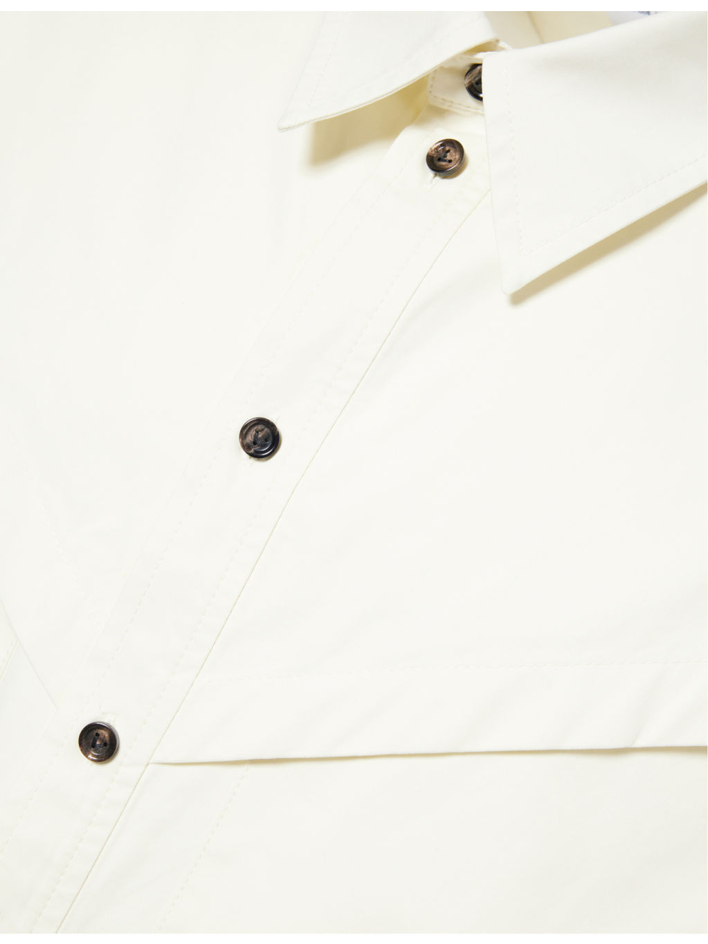 Spread-Collar Cotton Shirt - 6