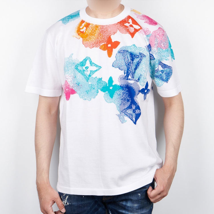LOUIS VUITTON SS21 Water Printing T-Shirts 'Multi color' 1A8QWA - 4