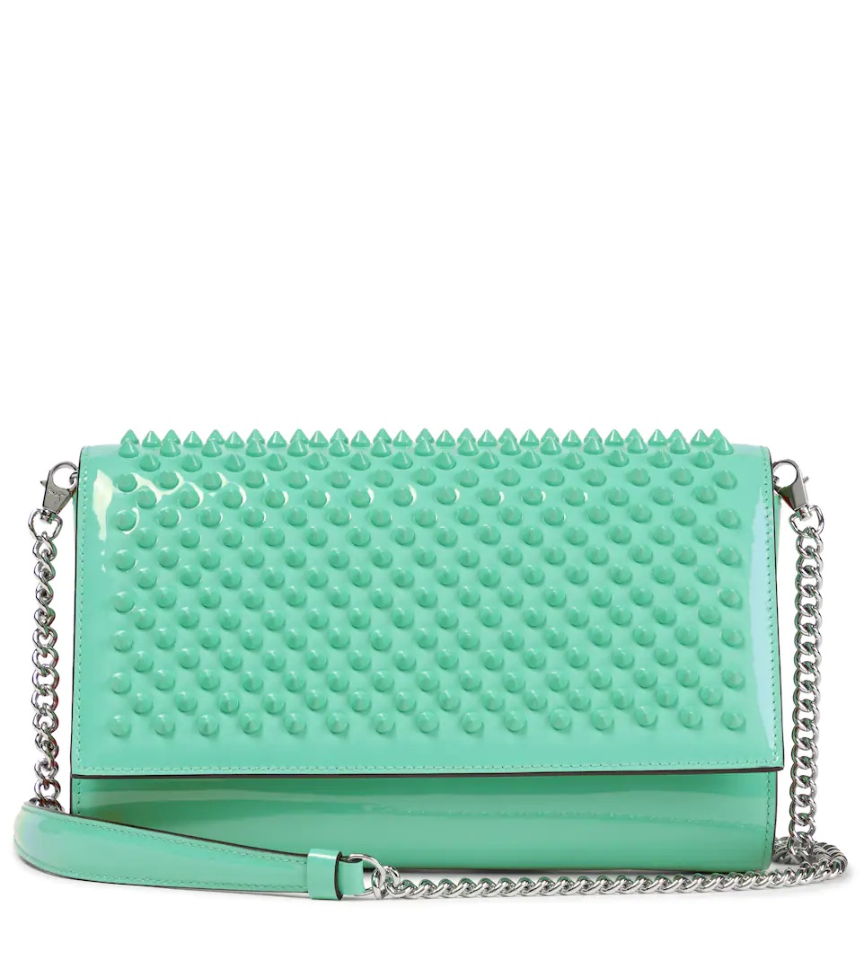 Paloma Small embellished leather clutch - 1