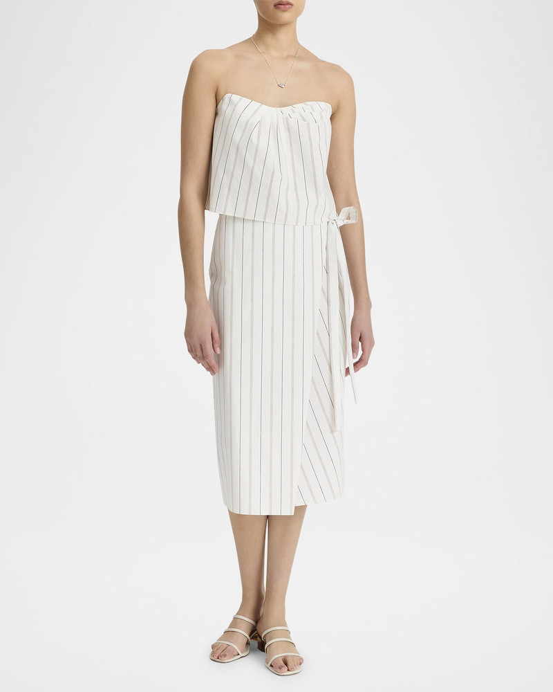 Vince Stripe Wrap Skirt outlook