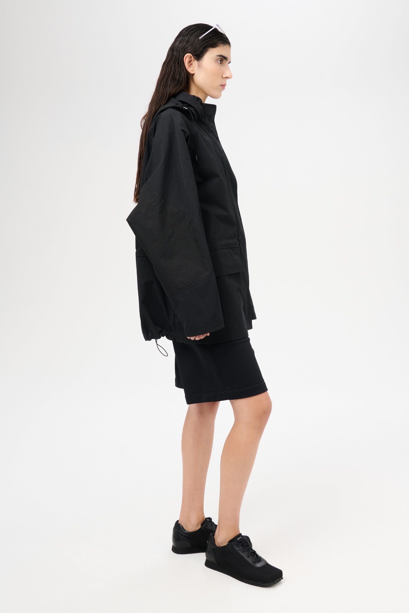 Deck Jacket Static Black Papyrus Poly - 5