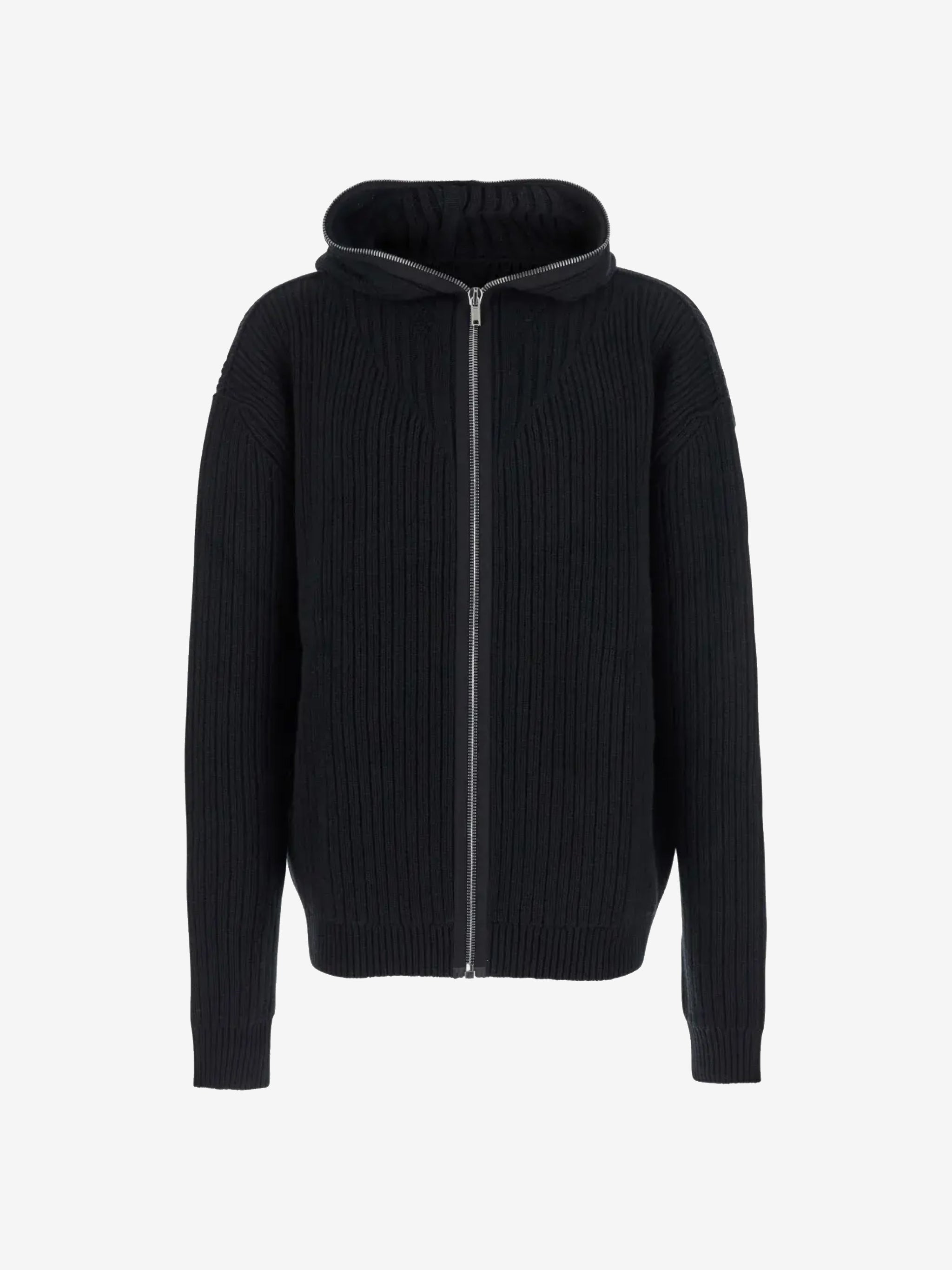 RICK OWENS - Men Heavy Wool Zipped Hoodie - 1