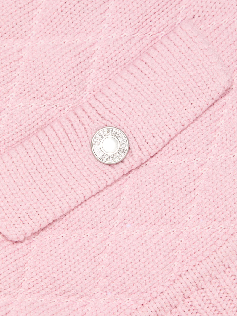 Women's Quilted Cotton-Blend Jacket - Pink 7