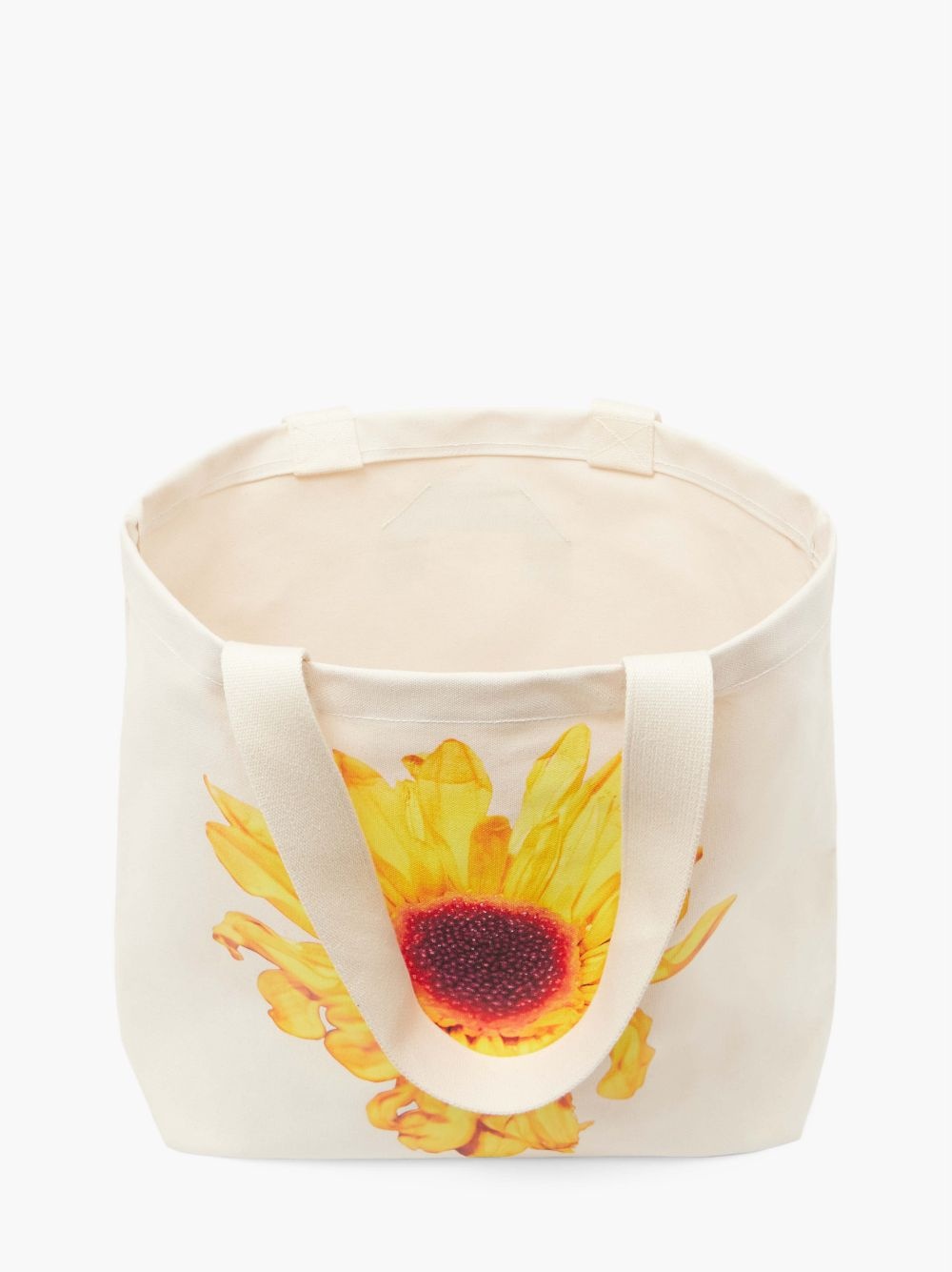 CANVAS TOTE - SUNFLOWER PRINT - 3