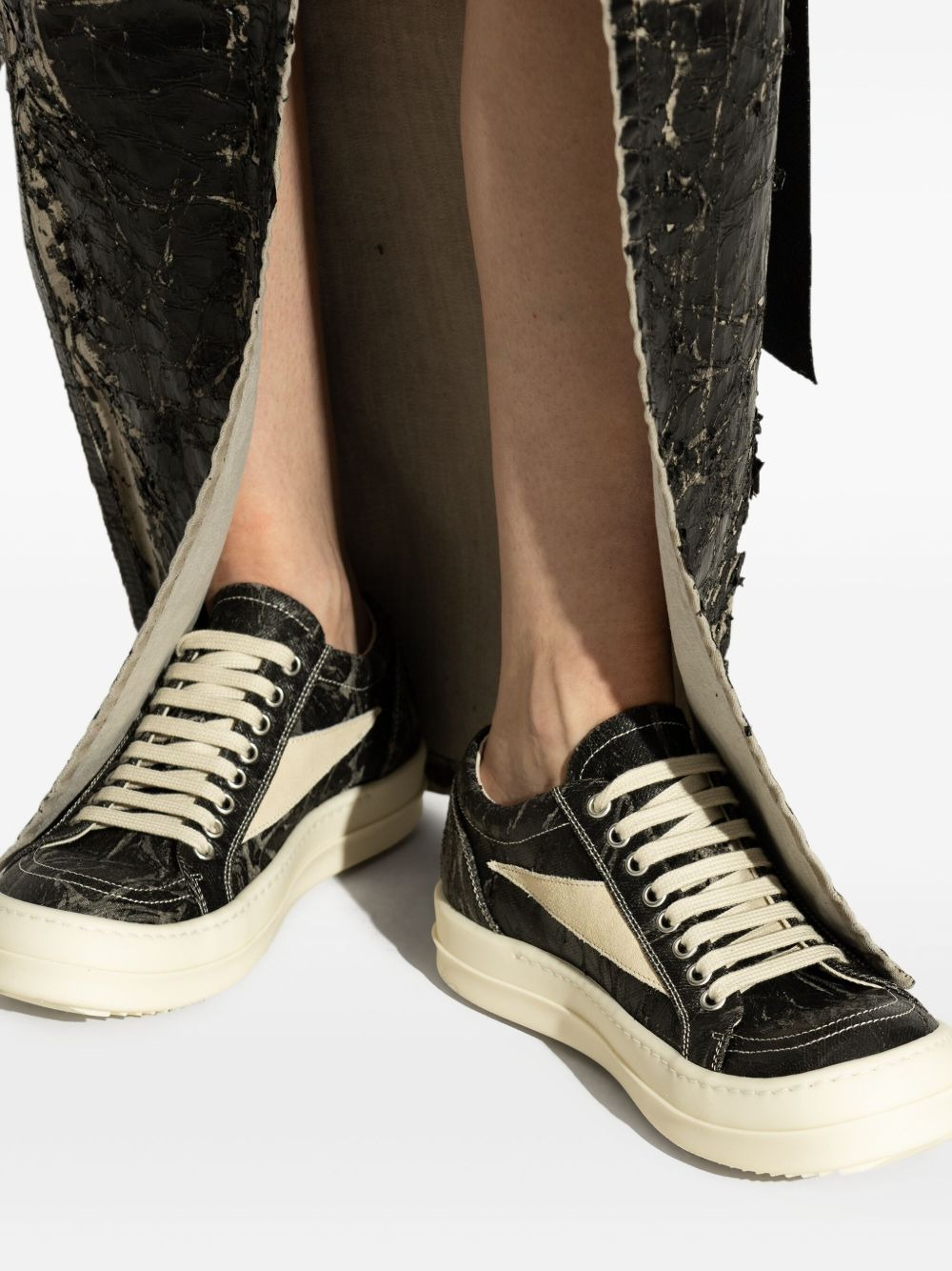 Vintage Sneaks panelled lace-up sneakers - 4
