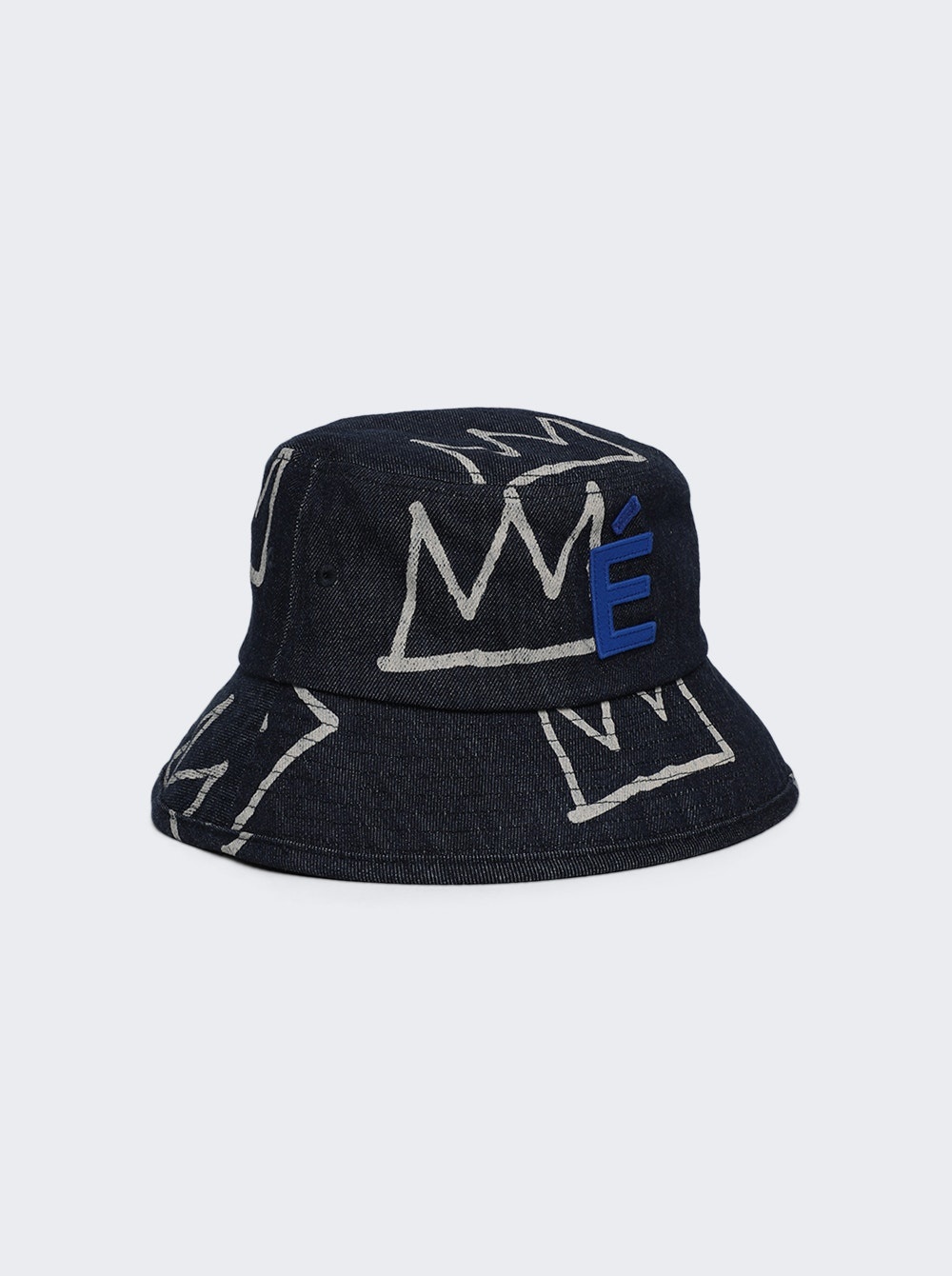 x Jean-Michel Basquiat Training Bucket Hat Crown Denim Blue - 5