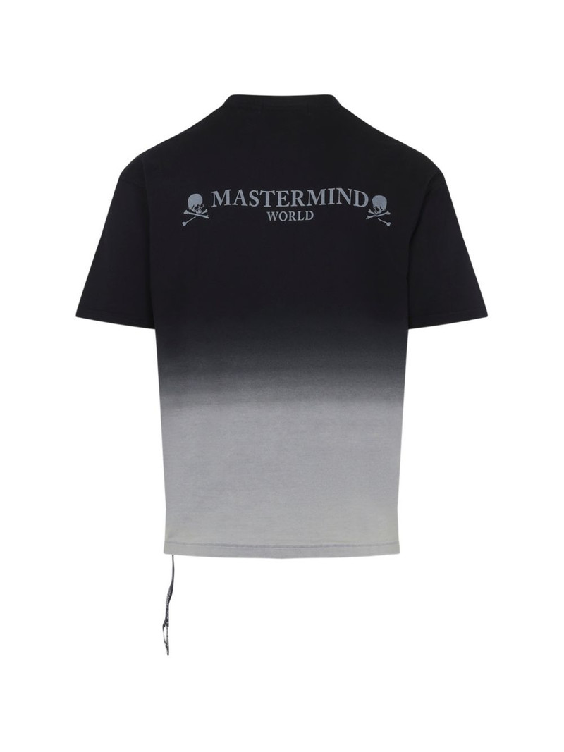 MASTERMIND WORLD skull-print dipped T-shirt outlook