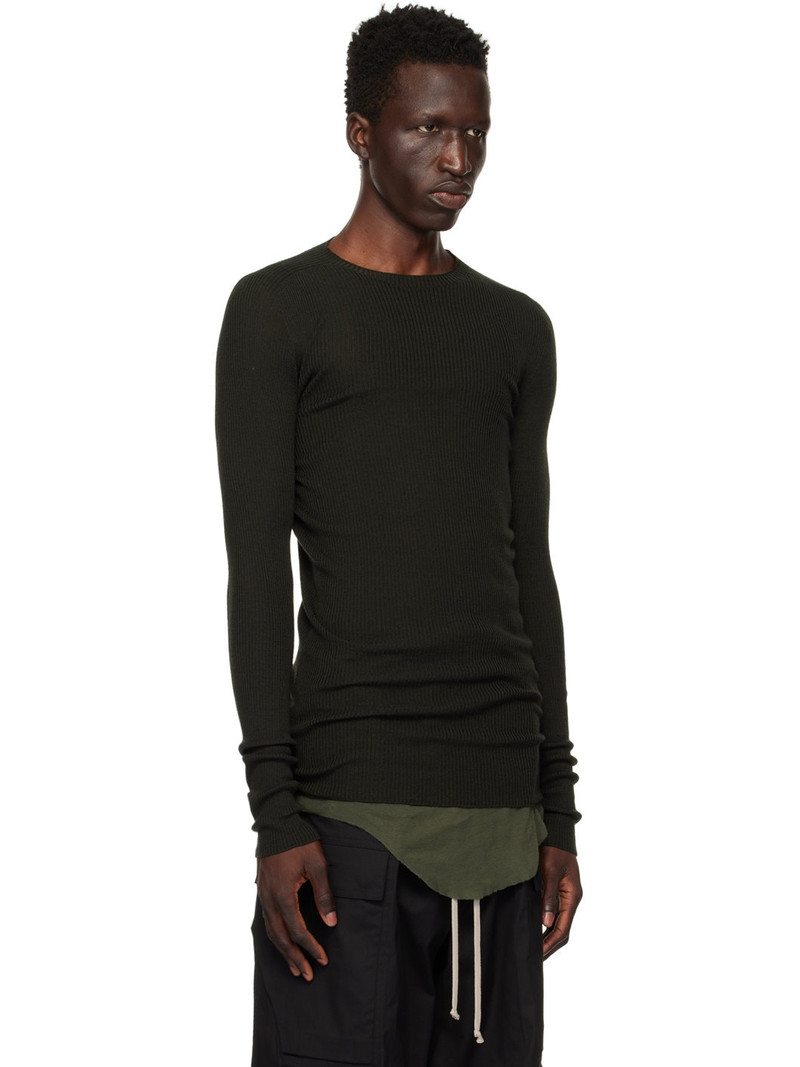 Green Porterville Rib Sweater 2