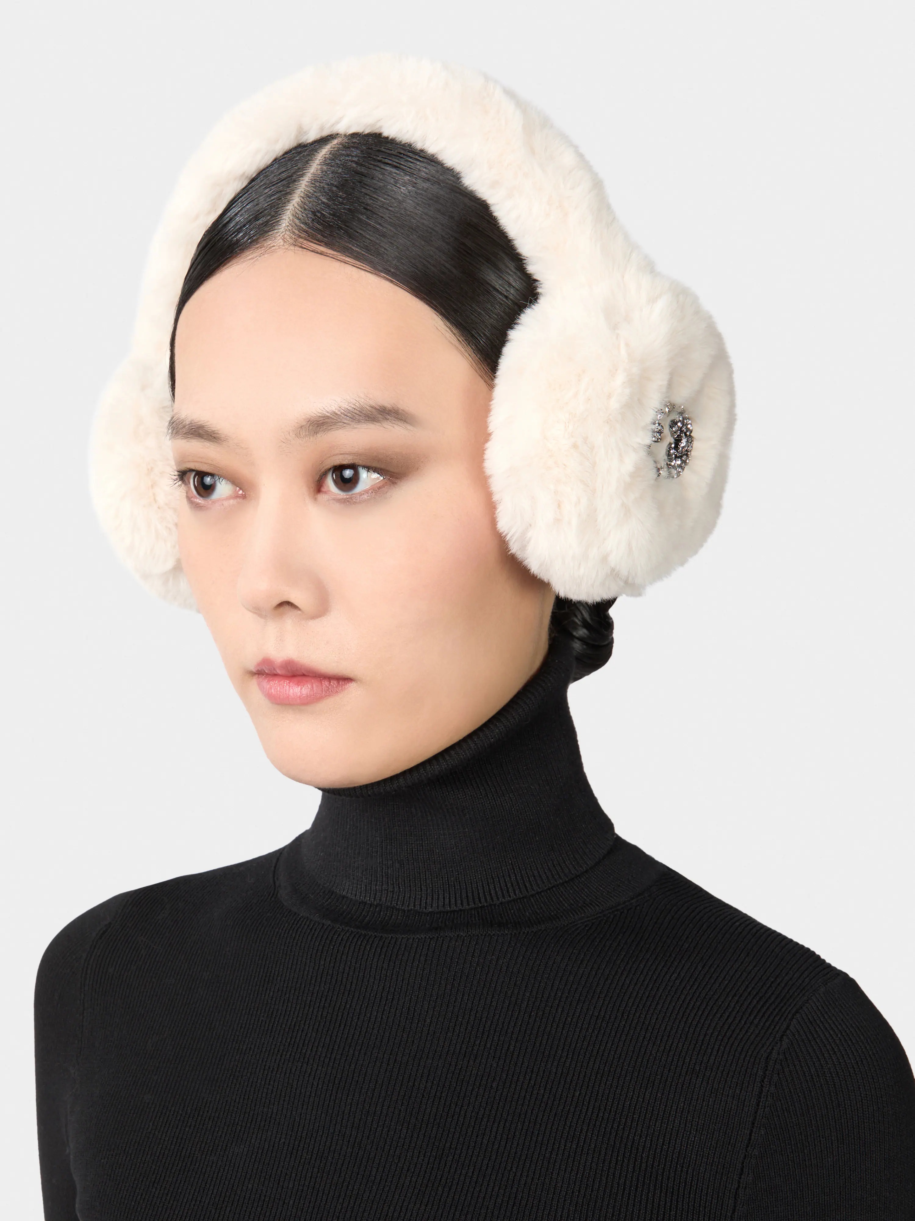 Efflorescence Earmuff in faux fur - 2