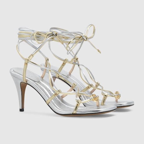 Gucci Interlocking G Strappy Sandals - 2