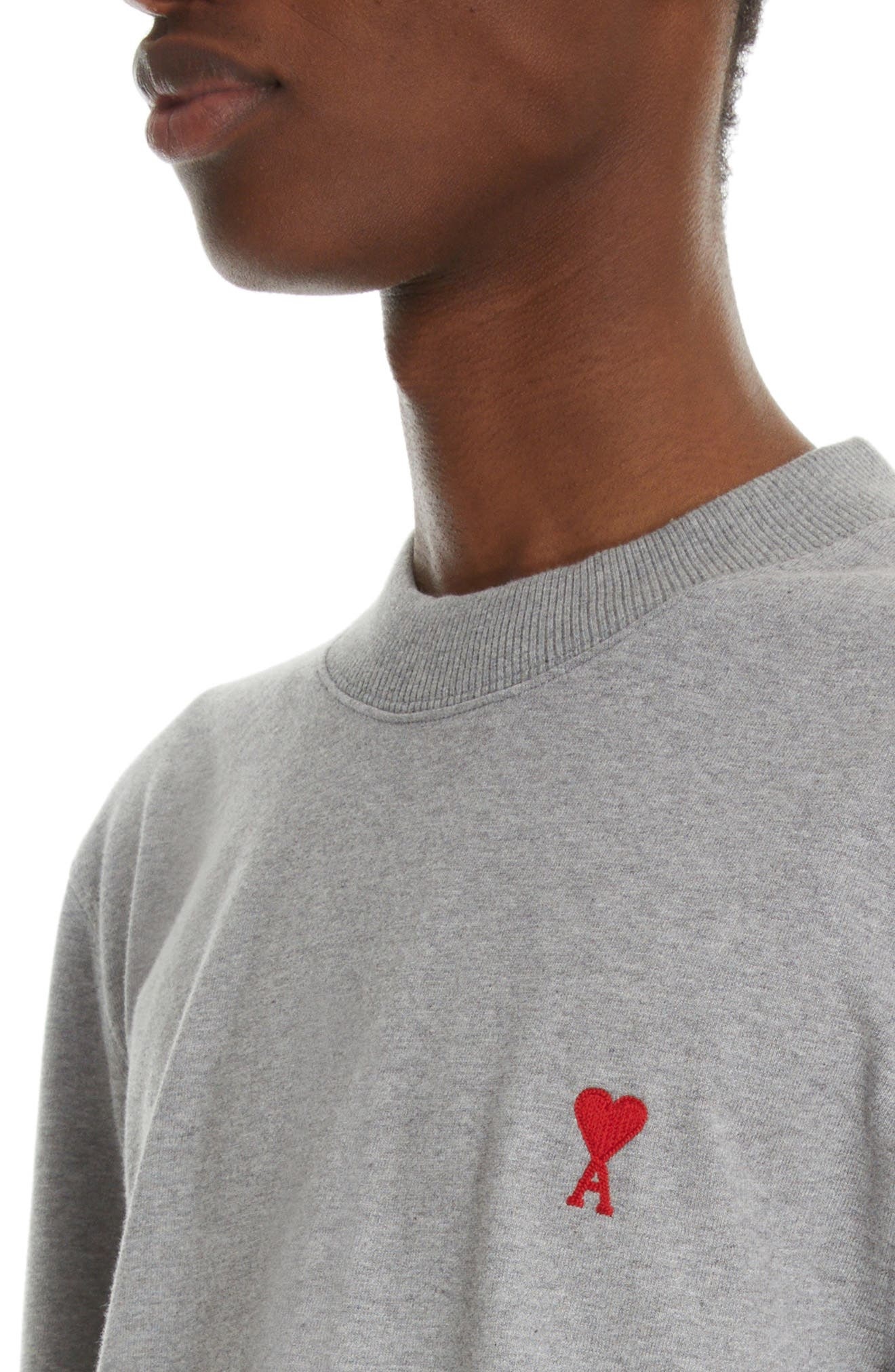 Men's Embroidered Logo Organic Cotton Sweatshirt - 4
