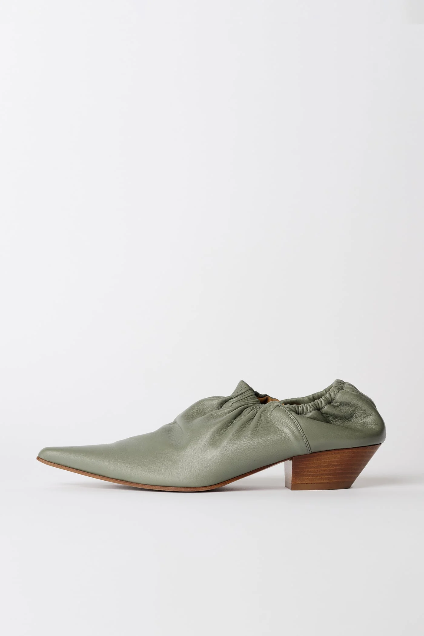 Ranch Envelope Heel Grey Sage Softgrain Nappa - 1