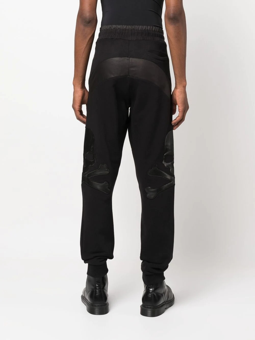 skull patch jogging trousers - 4