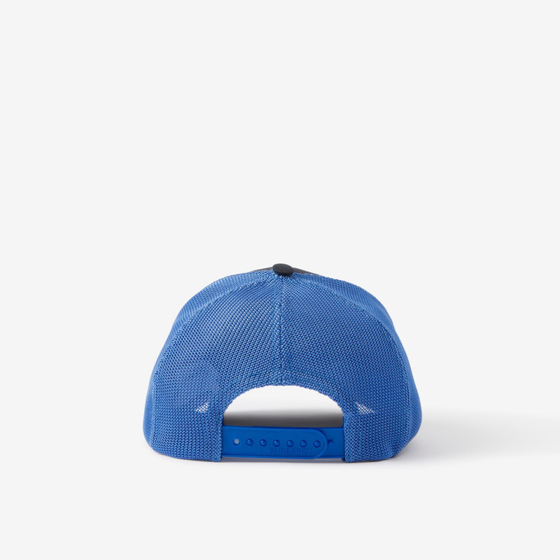 Horseferry Motif Cotton and Mesh Baseball Cap 3