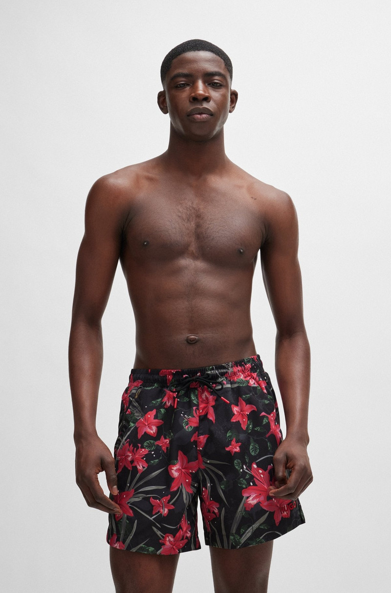 FULLY LINED SWIM SHORTS WITH SEASONAL PRINT 2