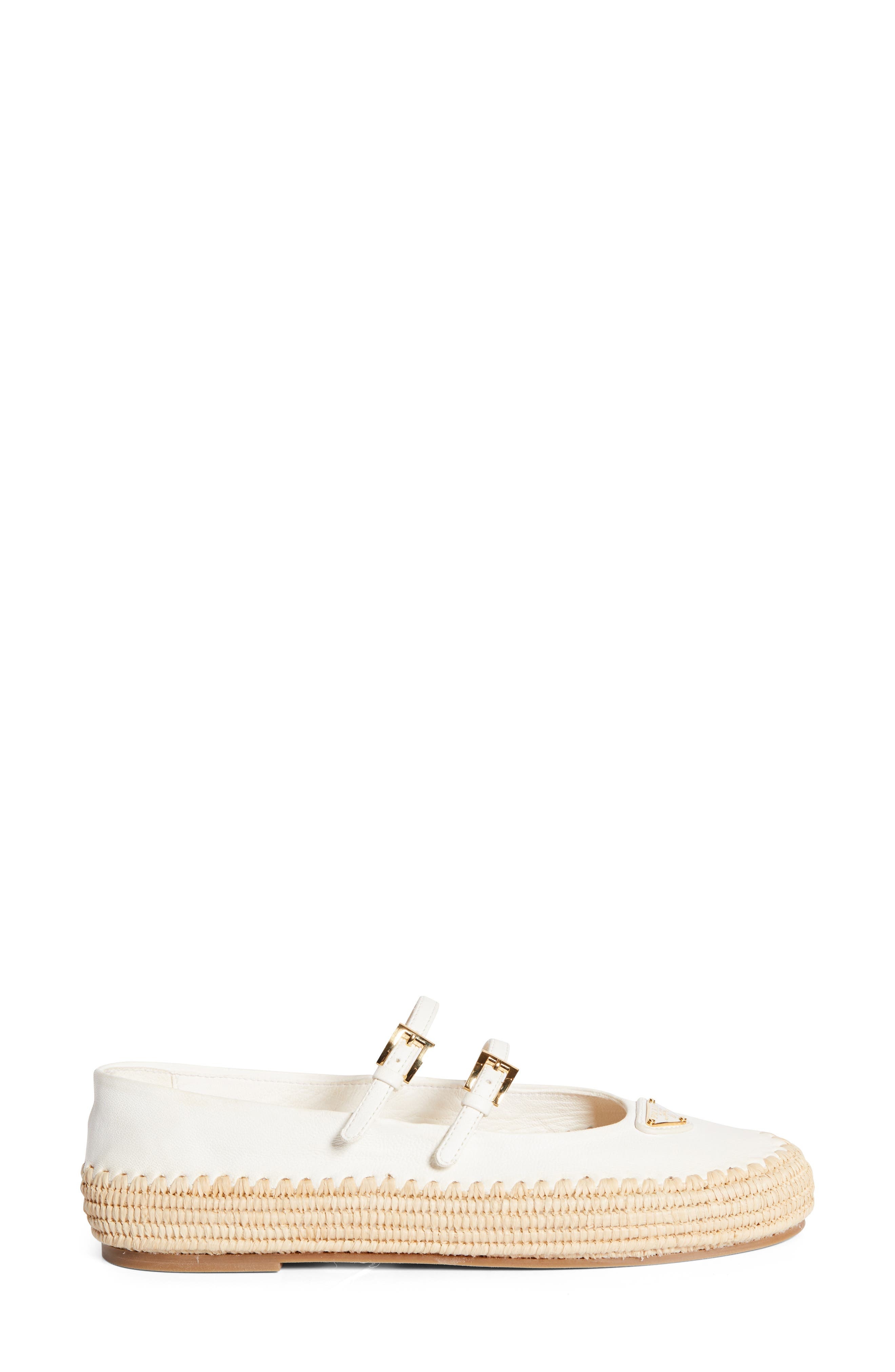 Prada Platform Espadrill Mary Jane in Avorio at Nordstrom - 3