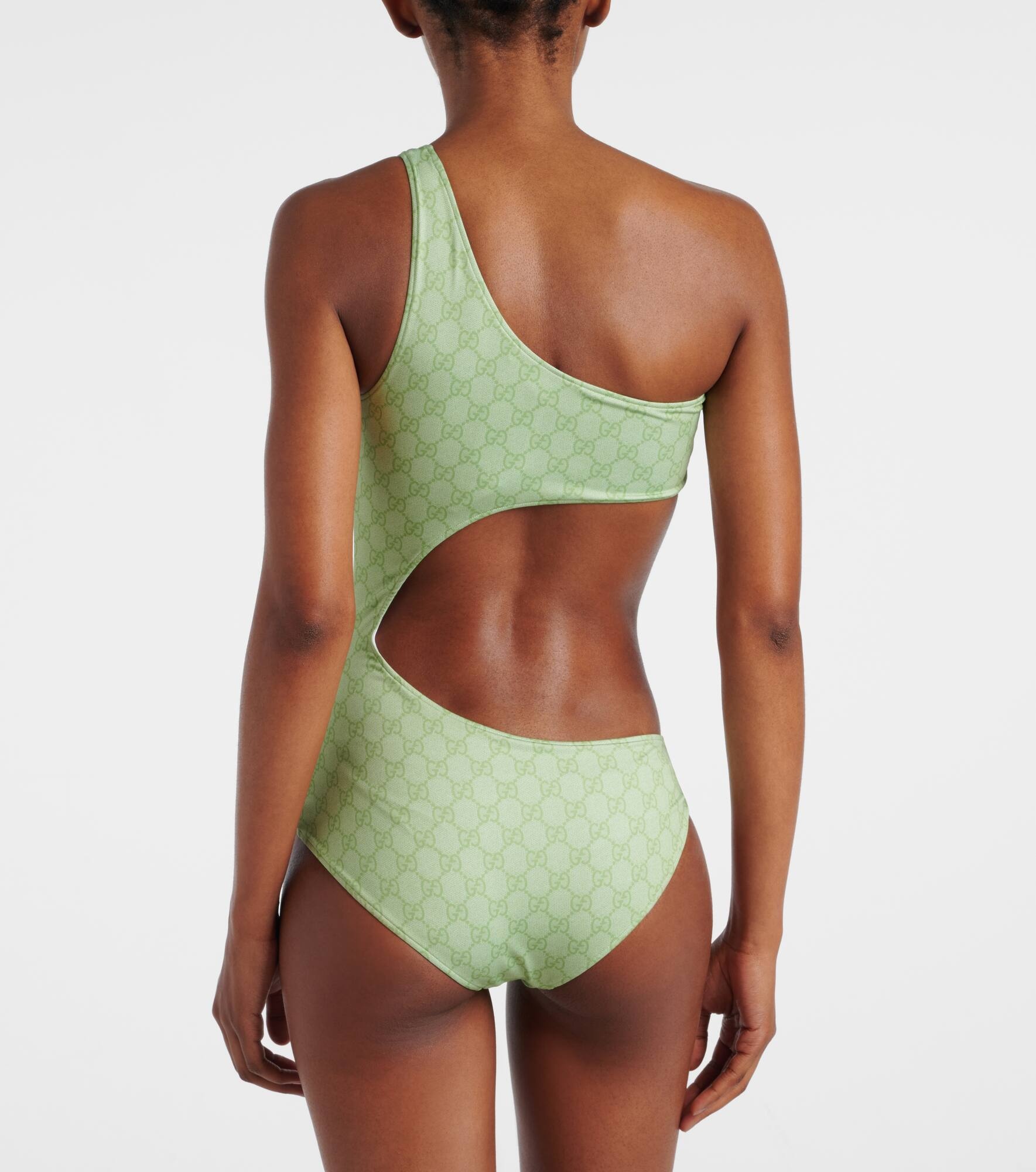 GG printed cutout swimsuit - 3