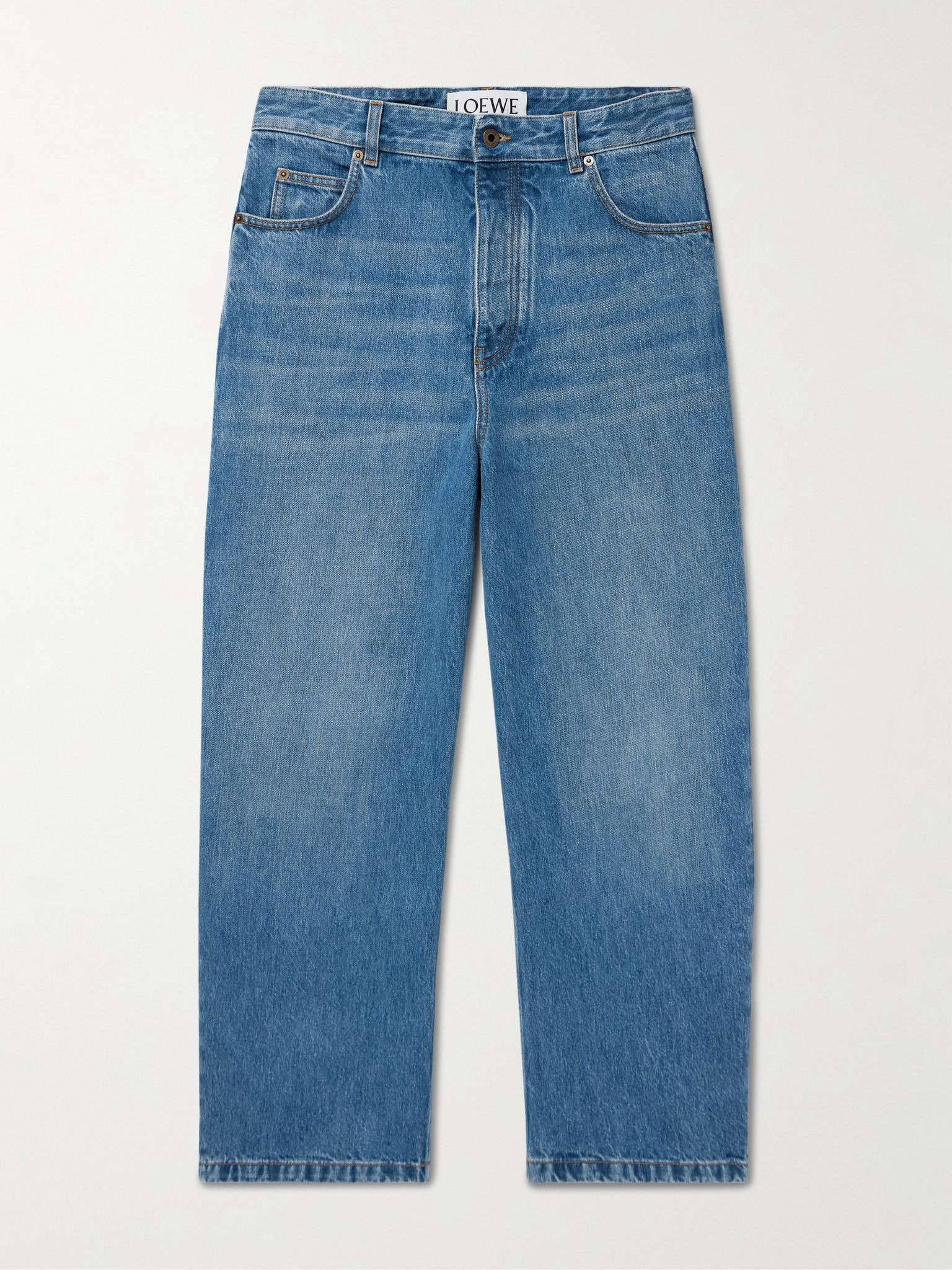 Straight-Leg Jeans Blue - 1