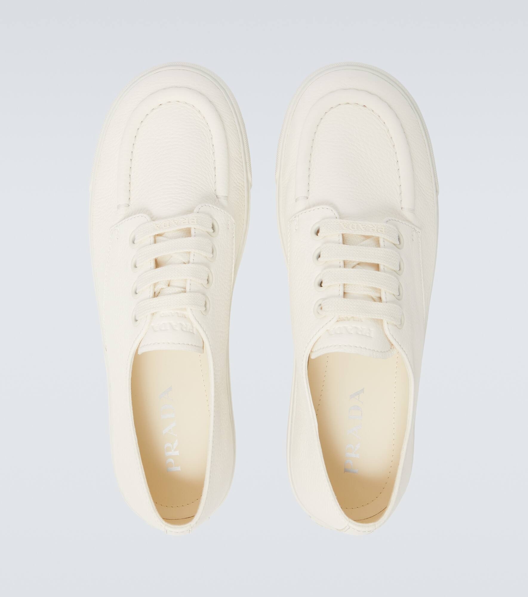 Suede low-top sneakers - 4