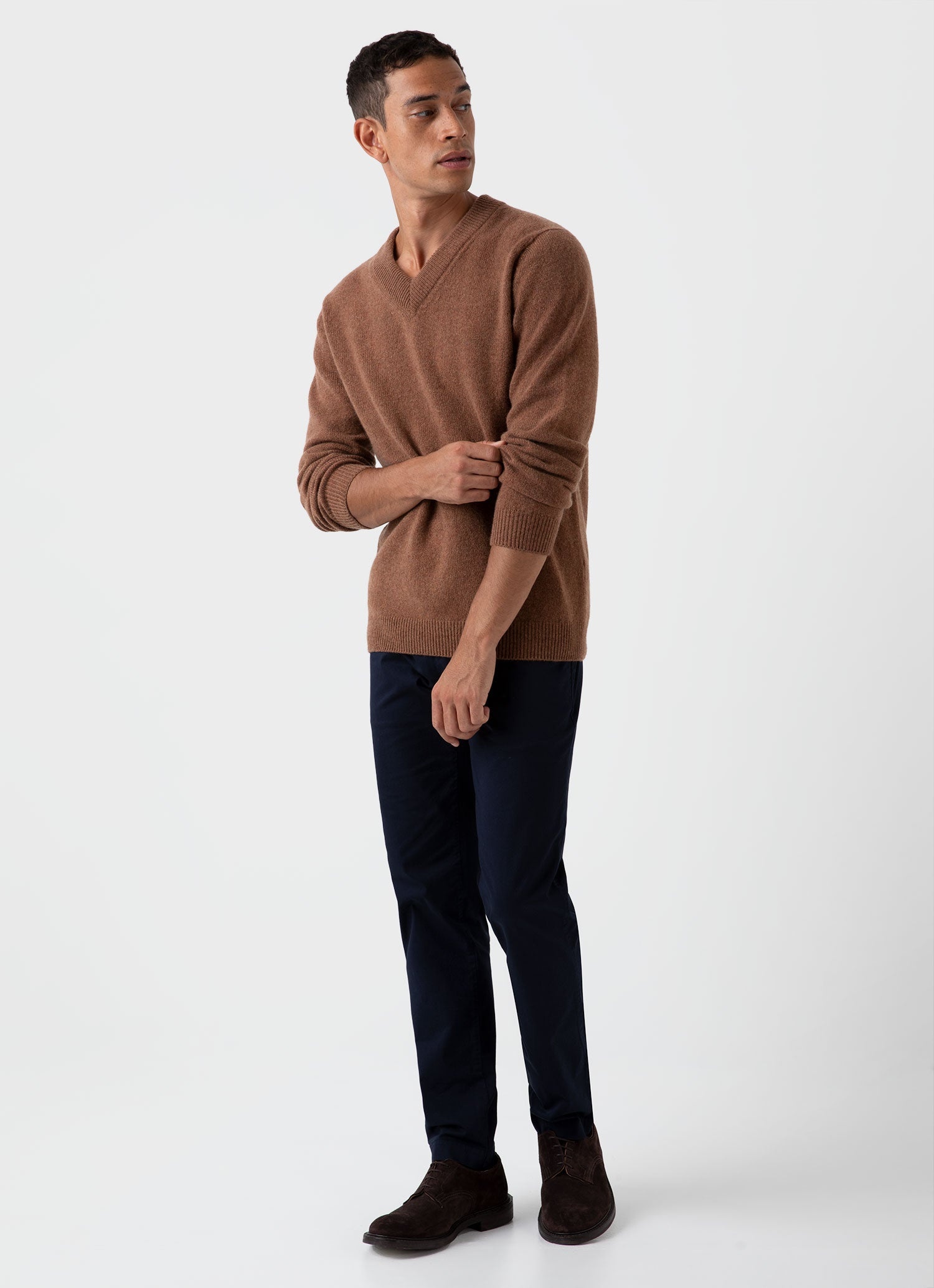 Lambswool V‑Neck Jumper - 3
