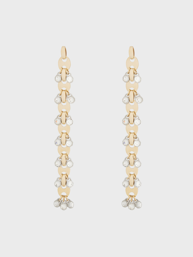 NANO SILVER AND GOLD EIGHT EARRING 1