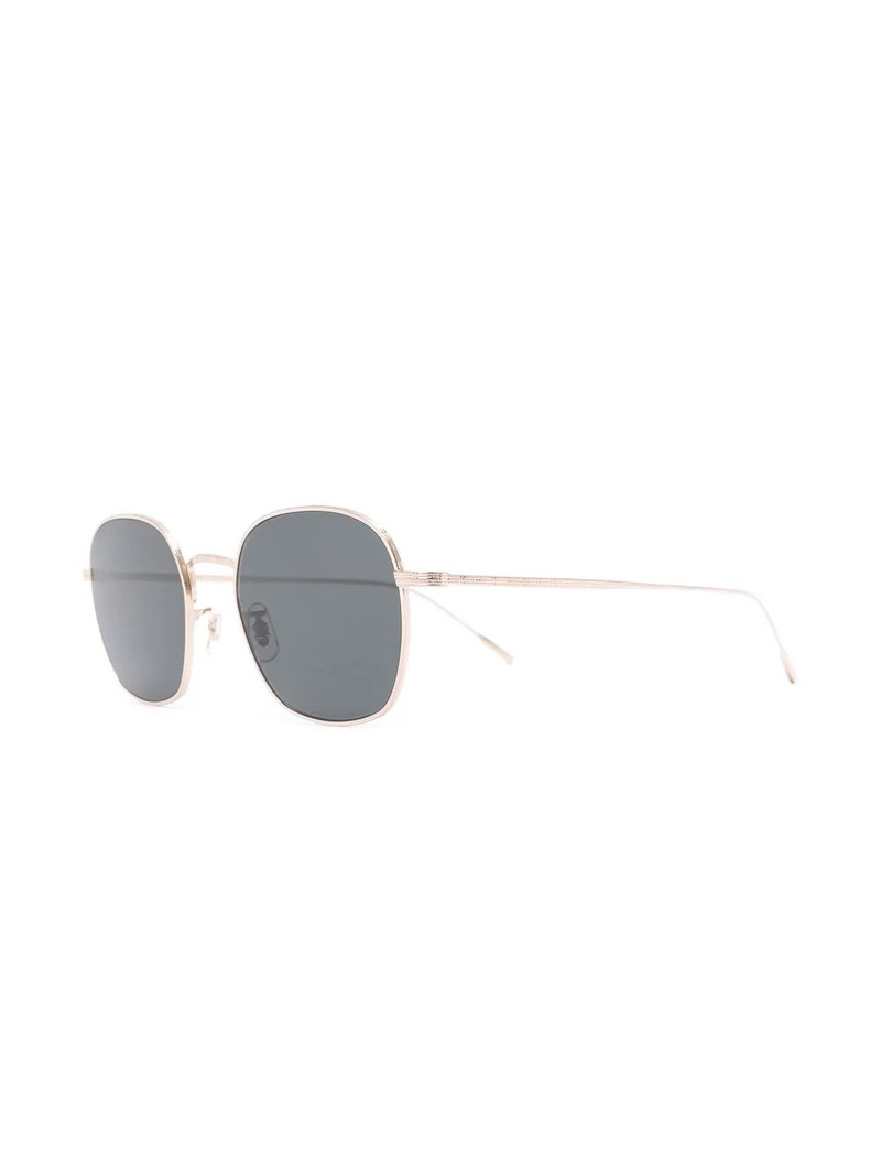 Oliver Peoples Adès square-frame titanium sunglasses outlook